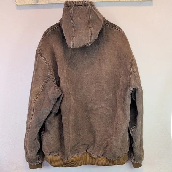 Carhartt Dark Brown Zip-Up Jacket - Picture 2 of 13